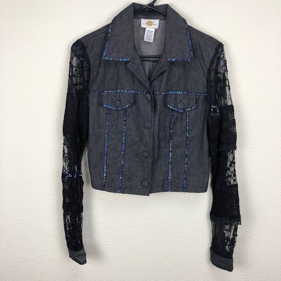 denim jacket lace